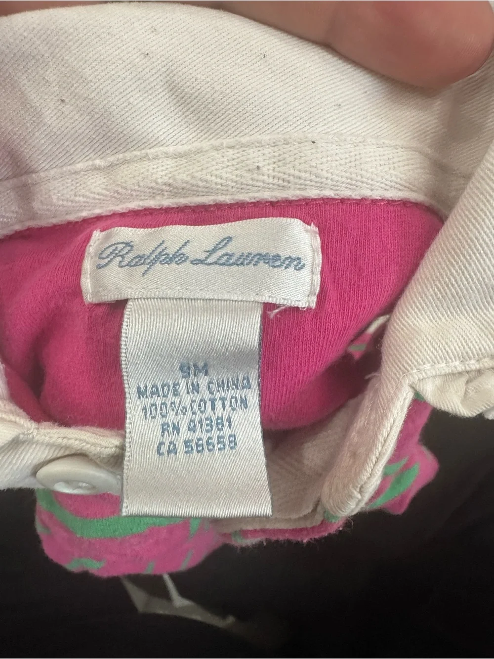 Ralph Lauren pink romper